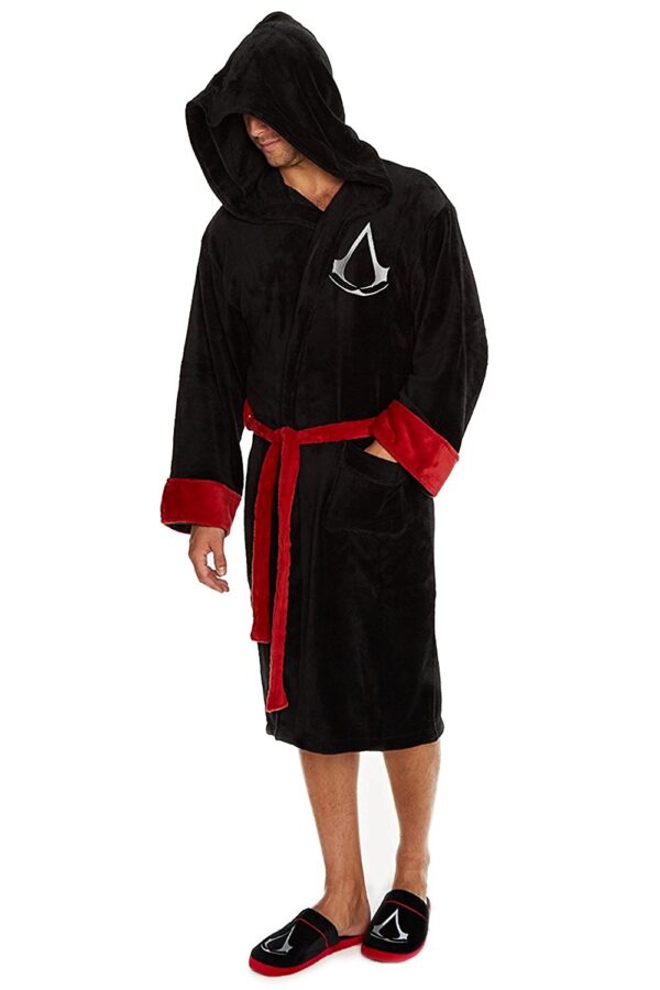 Assassins Creed Hooded Fleece Bathrobe Dressing Gown