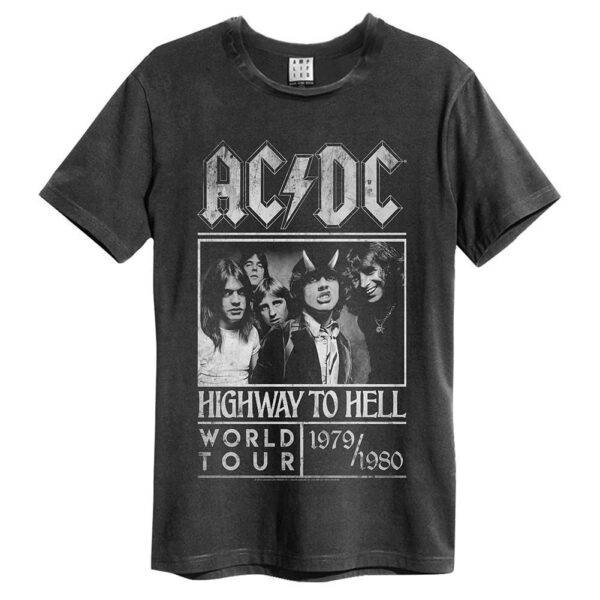 Amplified Unisex ACDC Highway To Hell World Tour T-Shirt