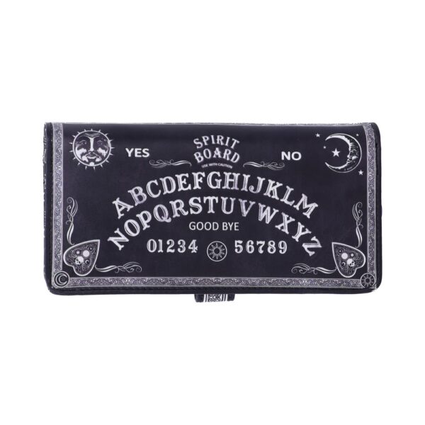 Spirit Board Embossed Purse Ouija Wallet Black 18.5cm - Image 3