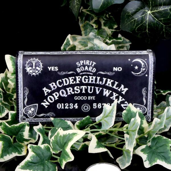 Spirit Board Embossed Purse Ouija Wallet Black 18.5cm - Image 5