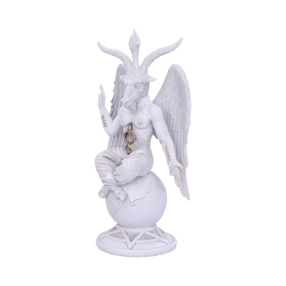 Dark Lord 26cm White Baphomet Figurine - Image 2