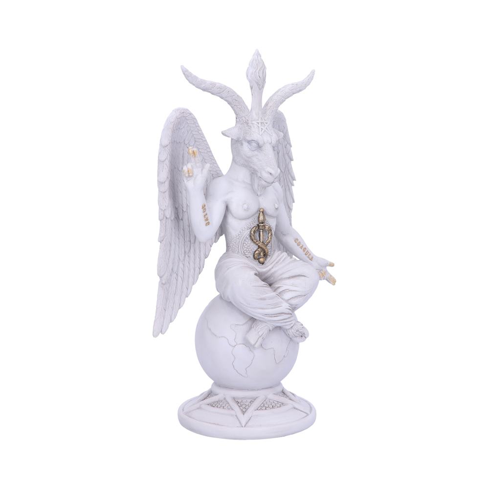 Dark Lord 26cm White Baphomet Figurine - Image 4