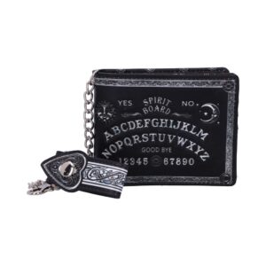 Spirit Board Embossed Purse Ouija Wallet Black 18.5cm