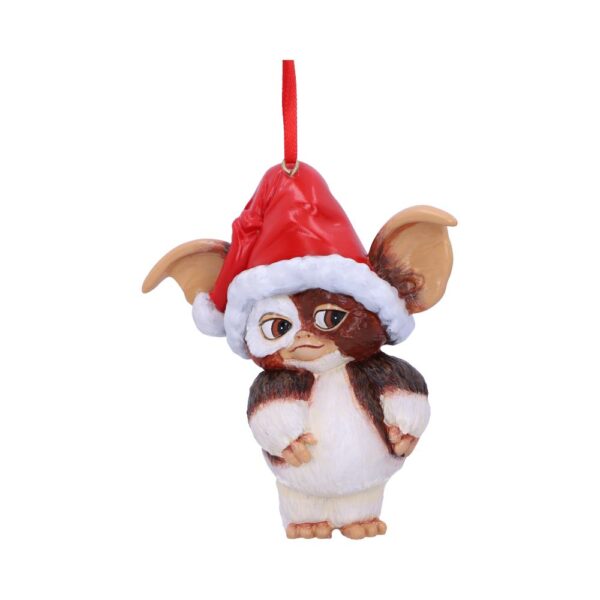 Gremlins Gizmo in Santa Hat Hanging Festive Decorative Ornament