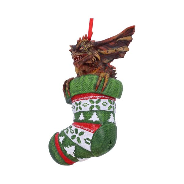 Gremlins Mohawk in Stocking Hanging Festive Decorative Ornament - Image 3