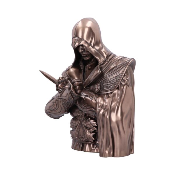 Officially Licensed Assassin's Creed Ezio Bust Box Bronzed 30cm - Image 2