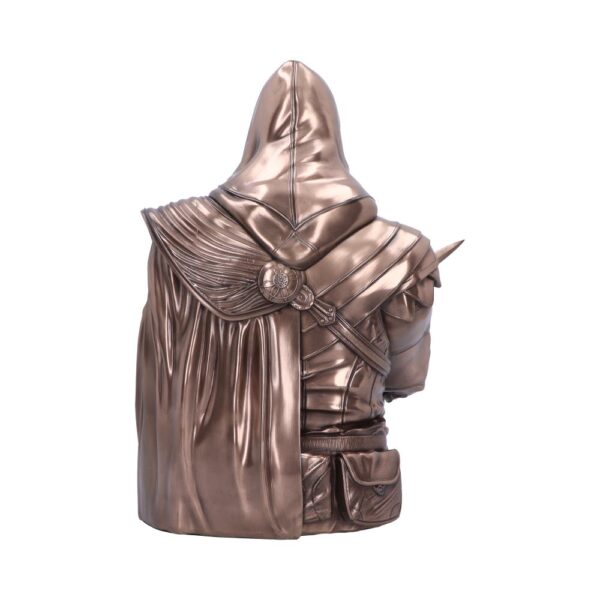 Officially Licensed Assassin's Creed Ezio Bust Box Bronzed 30cm - Image 3