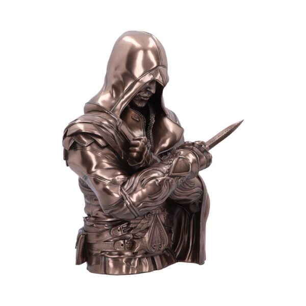 Officially Licensed Assassin's Creed Ezio Bust Box Bronzed 30cm - Image 4