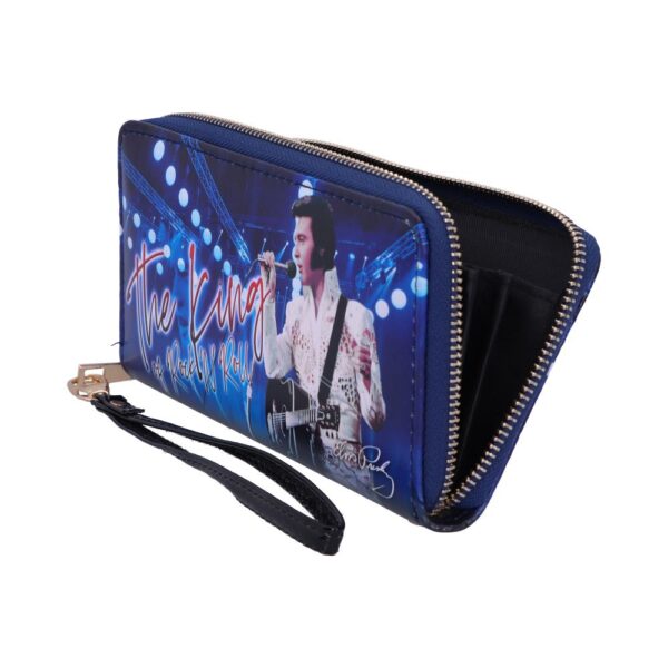 Elvis The King of Rock and Roll Blue Womens Purse - Image 2