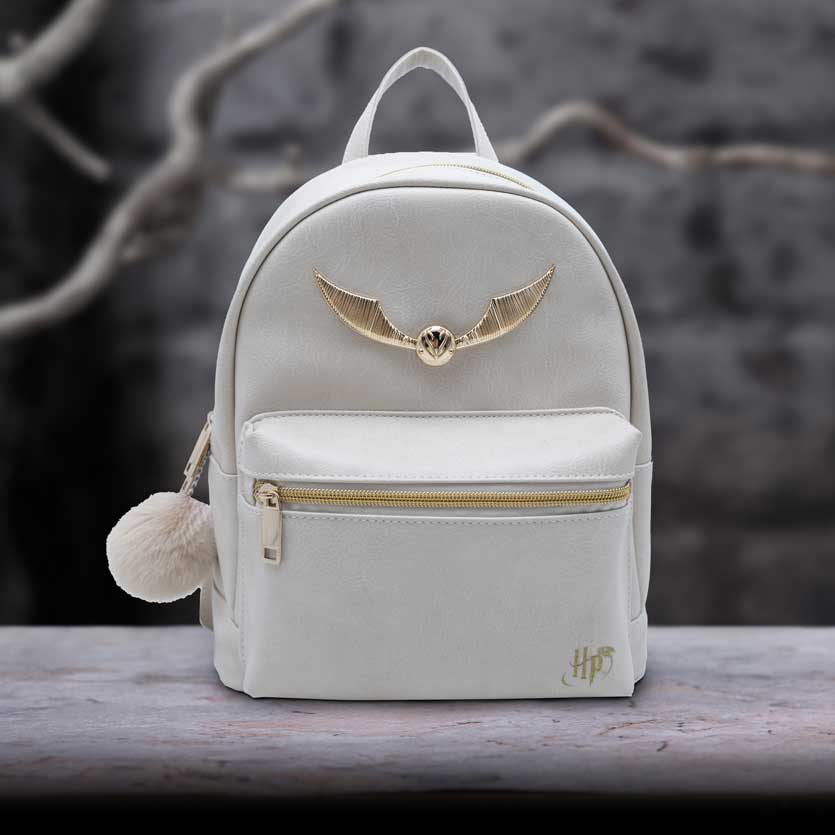 White Golden Snitch Harry Potter Backpack offers