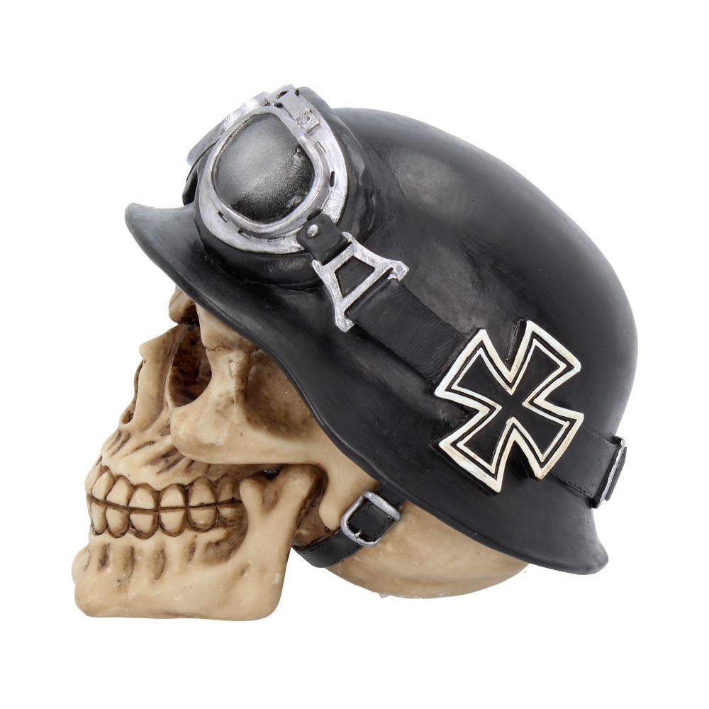 Iron Cross Helmet and Goggles Biker Skull - Image 3