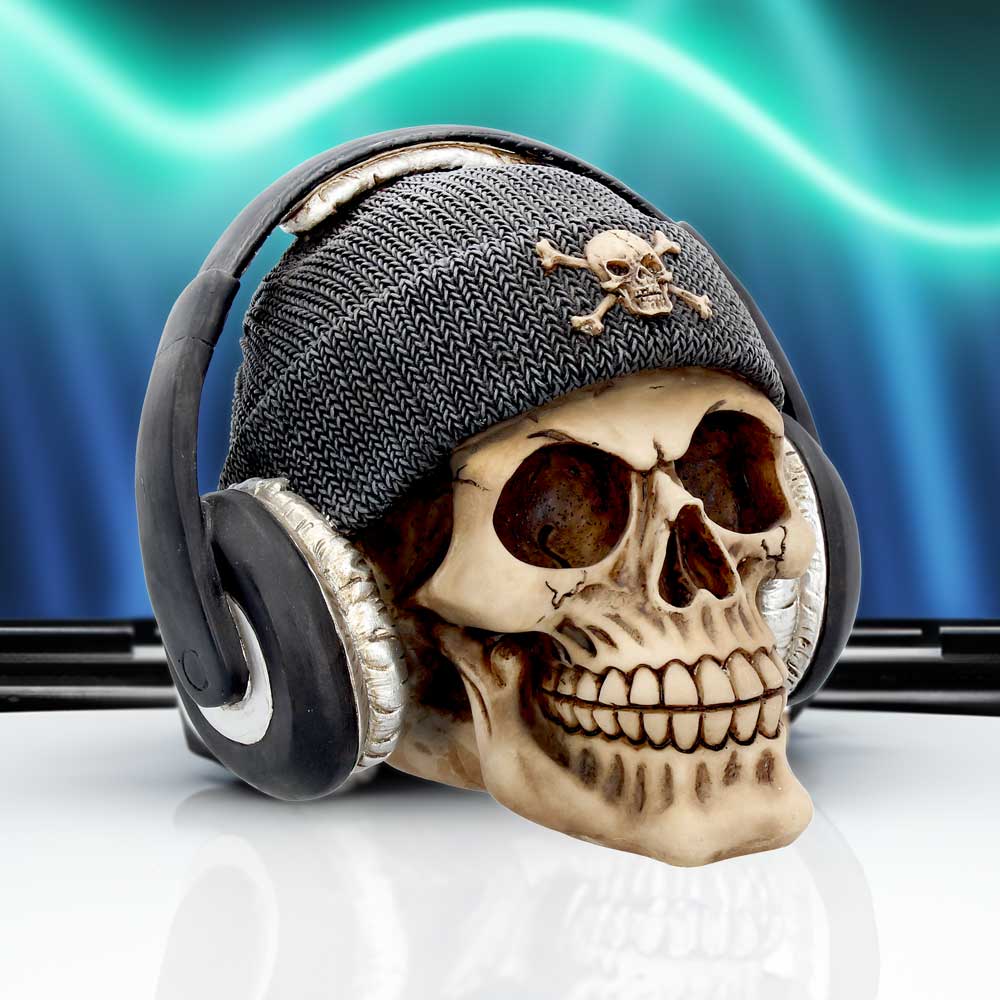 Dead Beat Headphones Skull 17cm - Image 5