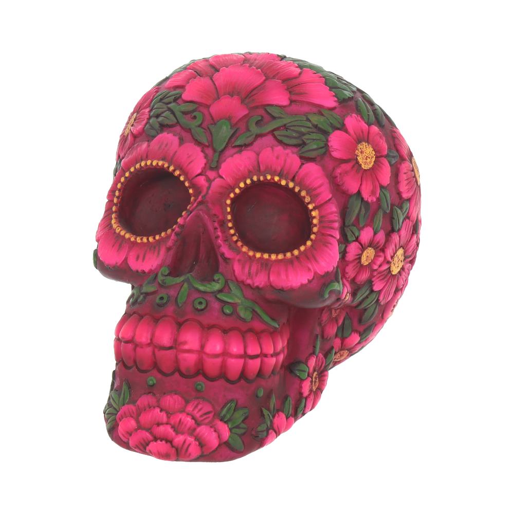 Sugar Blossom Pink Skull 14.5cm - Image 2