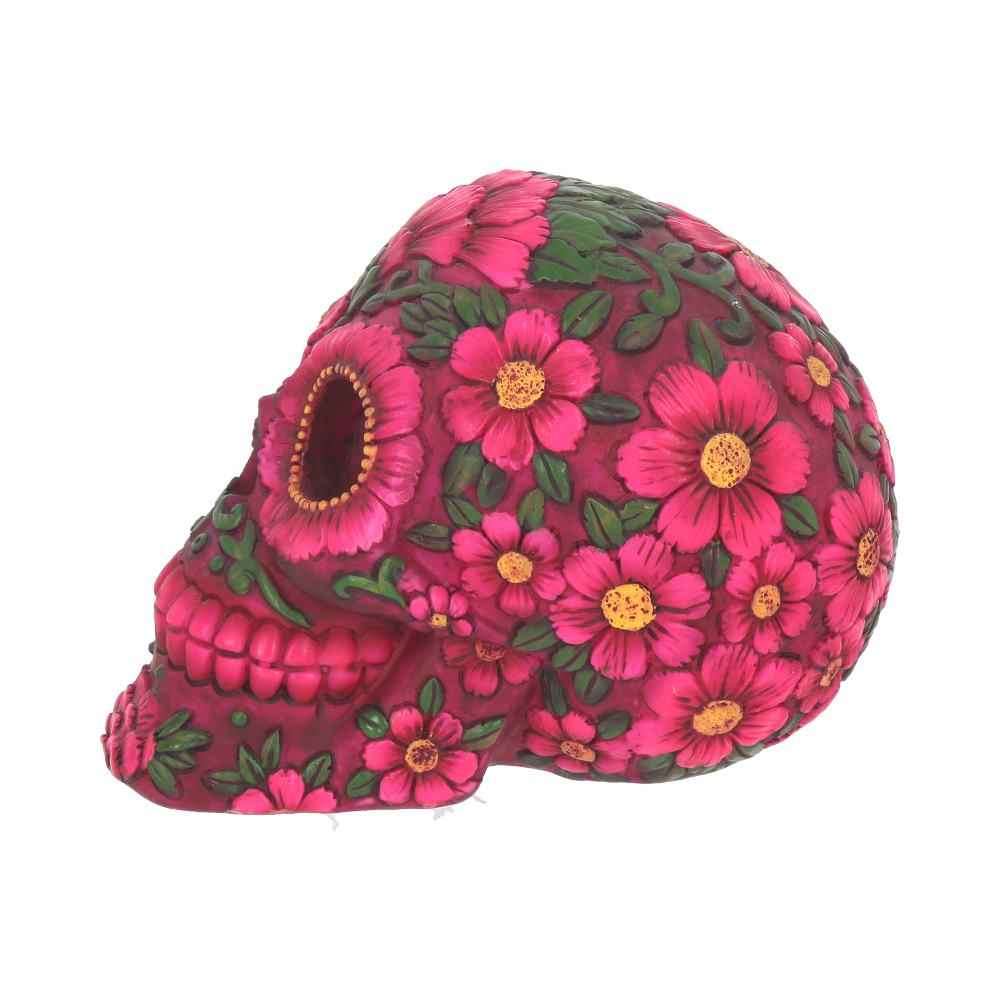 Sugar Blossom Pink Skull 14.5cm - Image 3