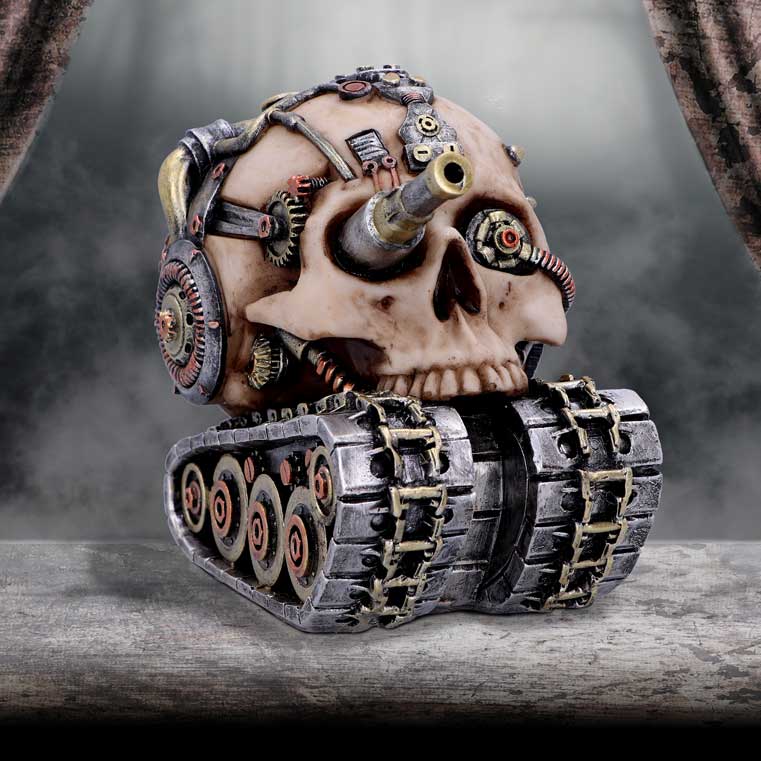 Techno Tank Steampunk Skull 16cm - Image 5