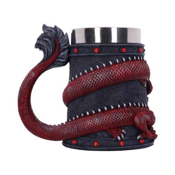 Dragon Coil Tankard Red 16cm - Image 3