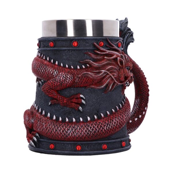 Dragon Coil Tankard Red 16cm - Image 4