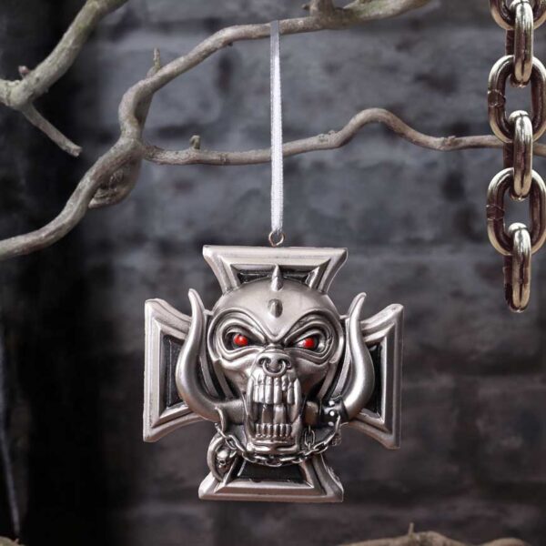 Motorhead Warpig Cross Hanging Ornament 6cm - Image 5