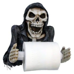Skeleton Grim Reapers Revenge Toilet Roll Paper Holder
