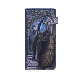 Lisa Parker A Brush With Magick Cat Purse Navy 18.5cm