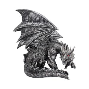 Obsidian Dragon Figurine 25cm