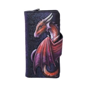 Take Flight Flying Gold Dragon Embossed Purse