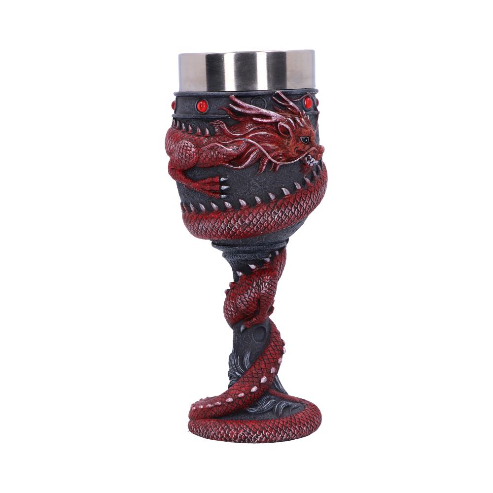 Dragon Coil Goblet Red 20cm - Image 3