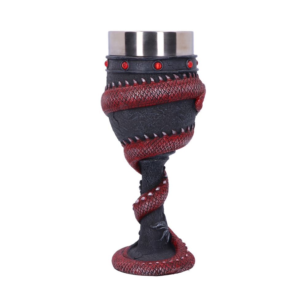Dragon Coil Goblet Red 20cm - Image 4