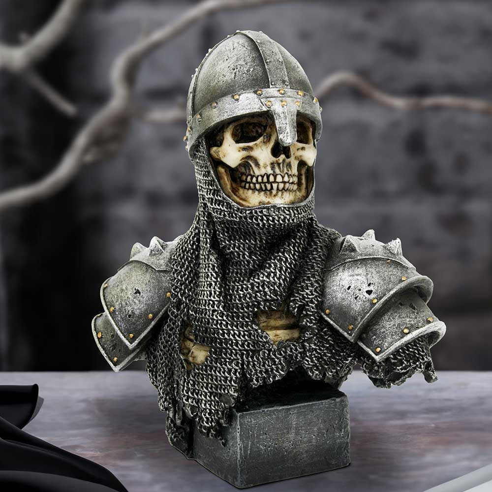 Into the Knight Skeleton Bust 19cm - Image 5