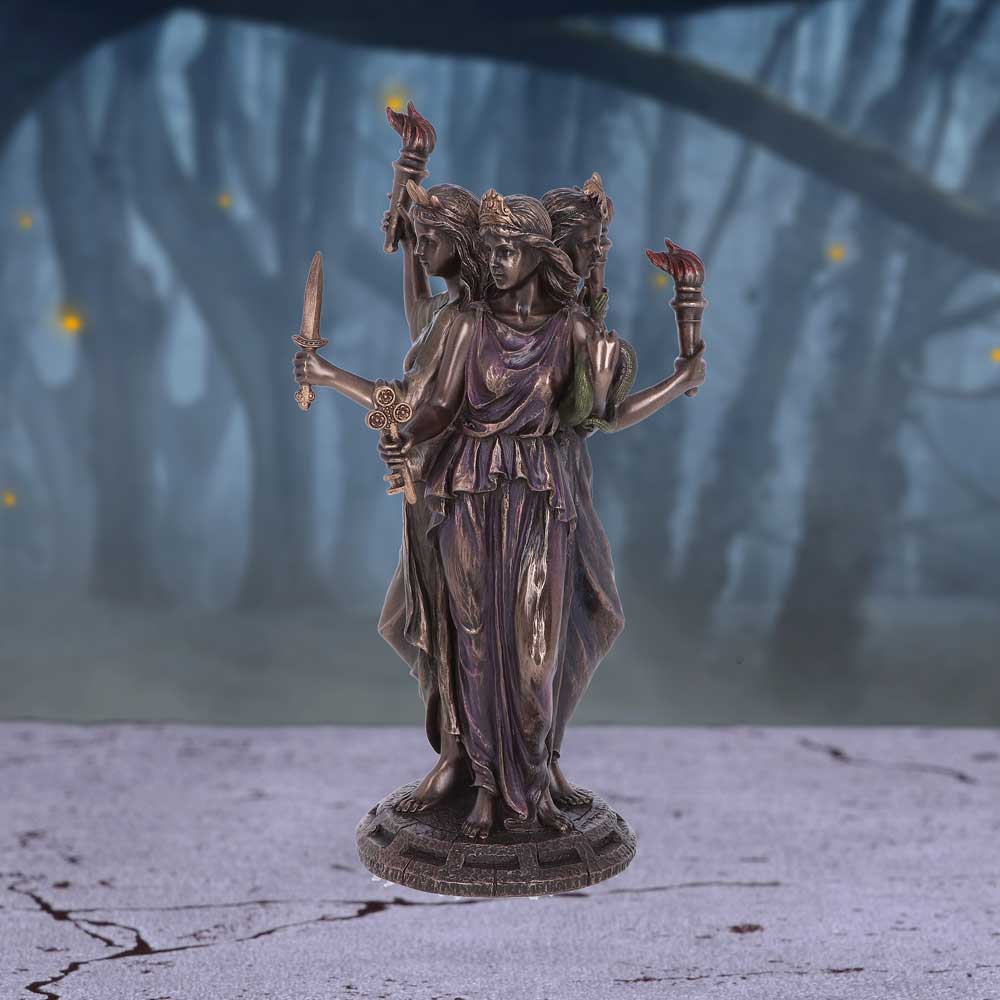 Hecate Goddess of Magic Figurine Triple Goddess Ornament - Image 5