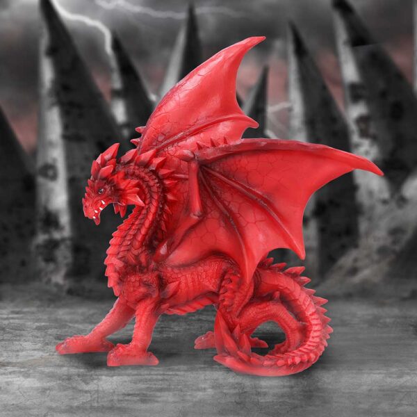 Tailong Red Dragon Figurine 21.5cm - Image 5