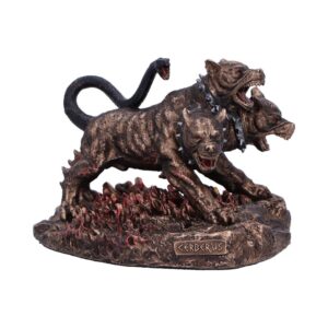 Cerberus the Three Headed Hound of Hades Bronzed Figurine