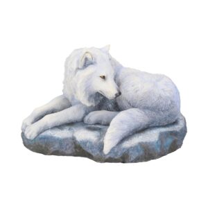 Guardian of the North Wolf Figurine by Lisa Parker Snowy Wolf Ornament