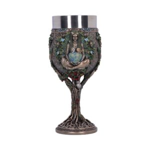 Bronzed Mother Earth Goblet 20cm