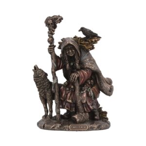 Cailleach Celtic Goddess Bronzed Figurine 18.5cm