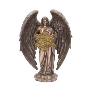 Bronzed Flower Of Life Metatron Archangel Figure  26cm