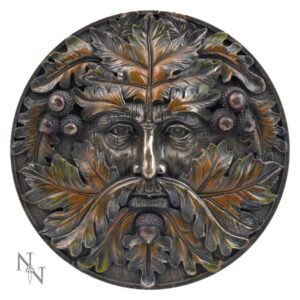 Bronzed Autumn Equinox Tree Spirit Wall Plaque