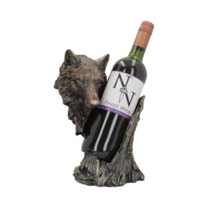 Call of the Wine Bronzed Wolf Wine Bottle Holder 26cm