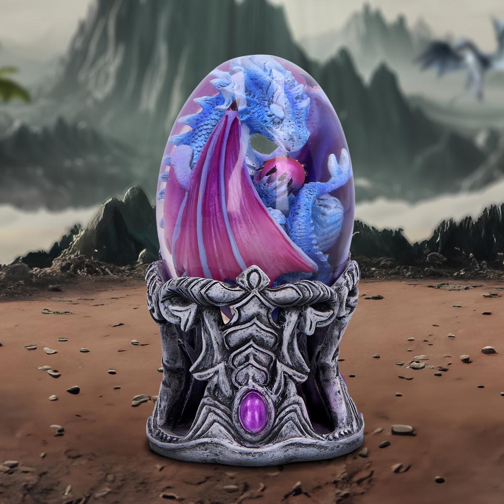 Elemental Dragonlings - Water Dragon in Clear Egg - Image 5