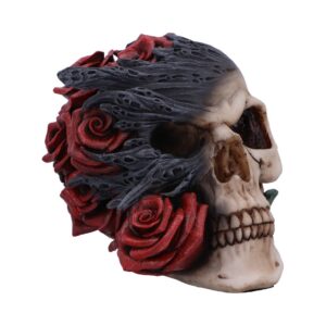 Soul Rose Ornamental Skull -