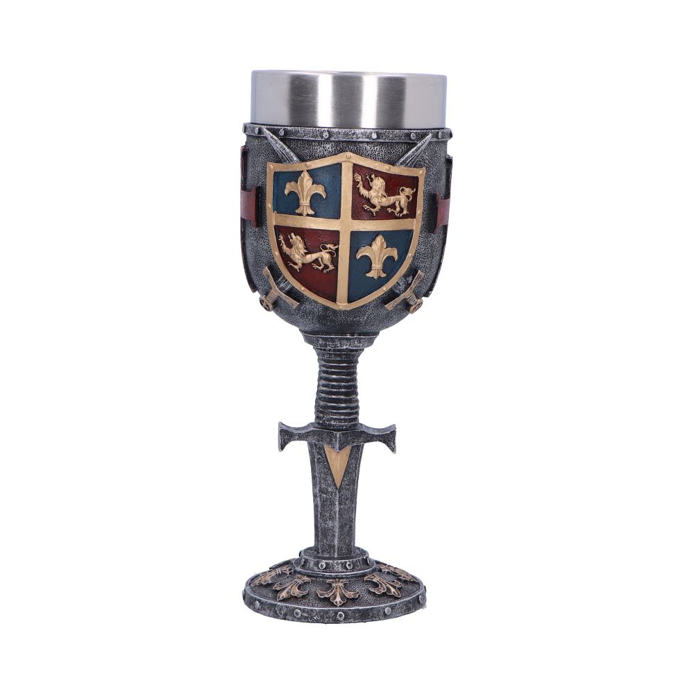 Heraldic Medieval Goblet 20cm - Image 4