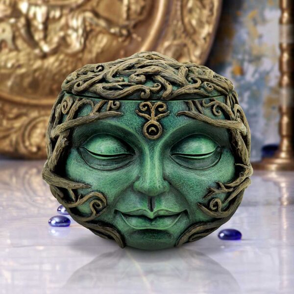Tree Spirit Head Treasure Box 13cm - Image 5