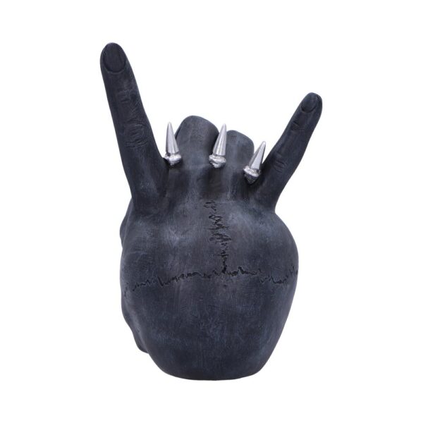 Horns Up Rocking Skull Ornament - Image 3