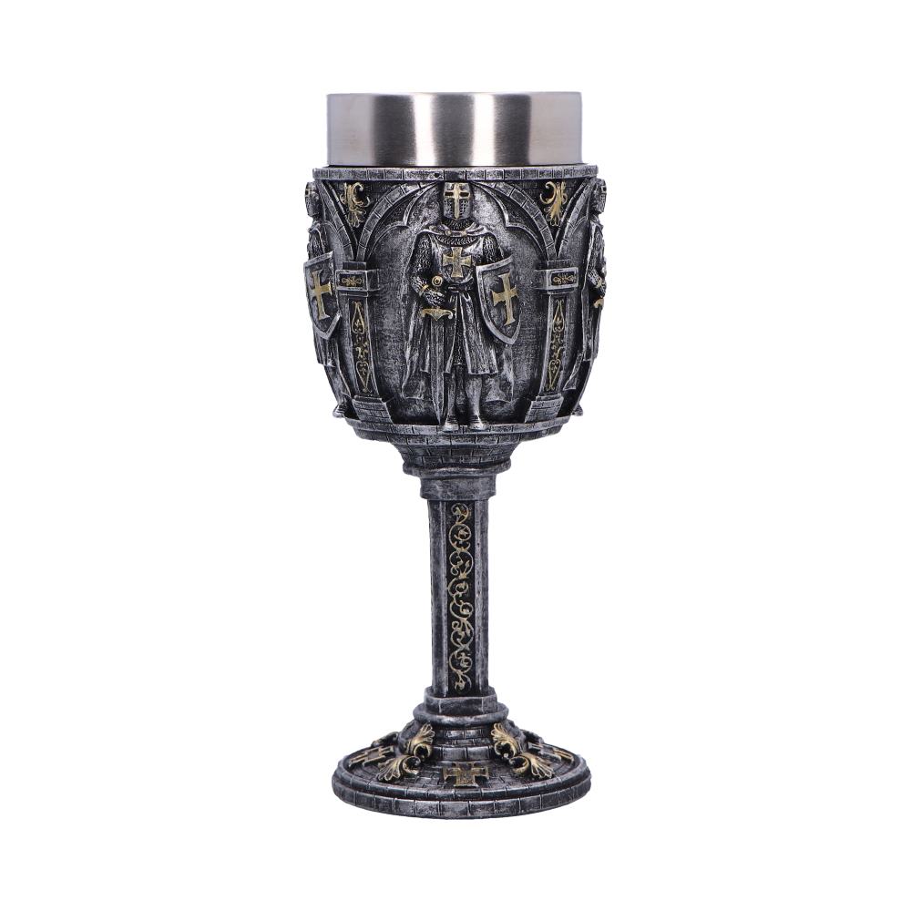 Galant Medieval Knight Metallic Goblet - Image 3