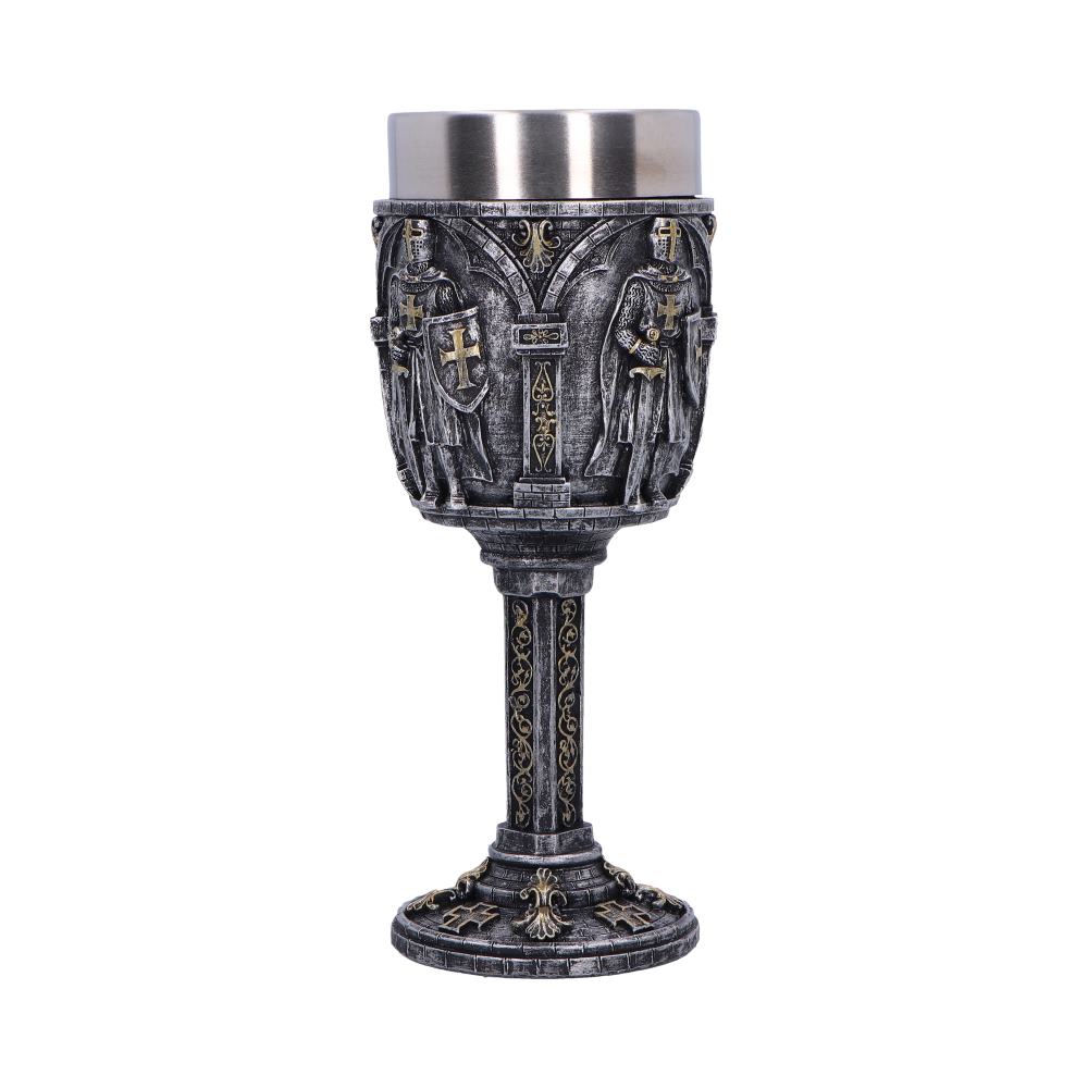 Galant Medieval Knight Metallic Goblet - Image 4