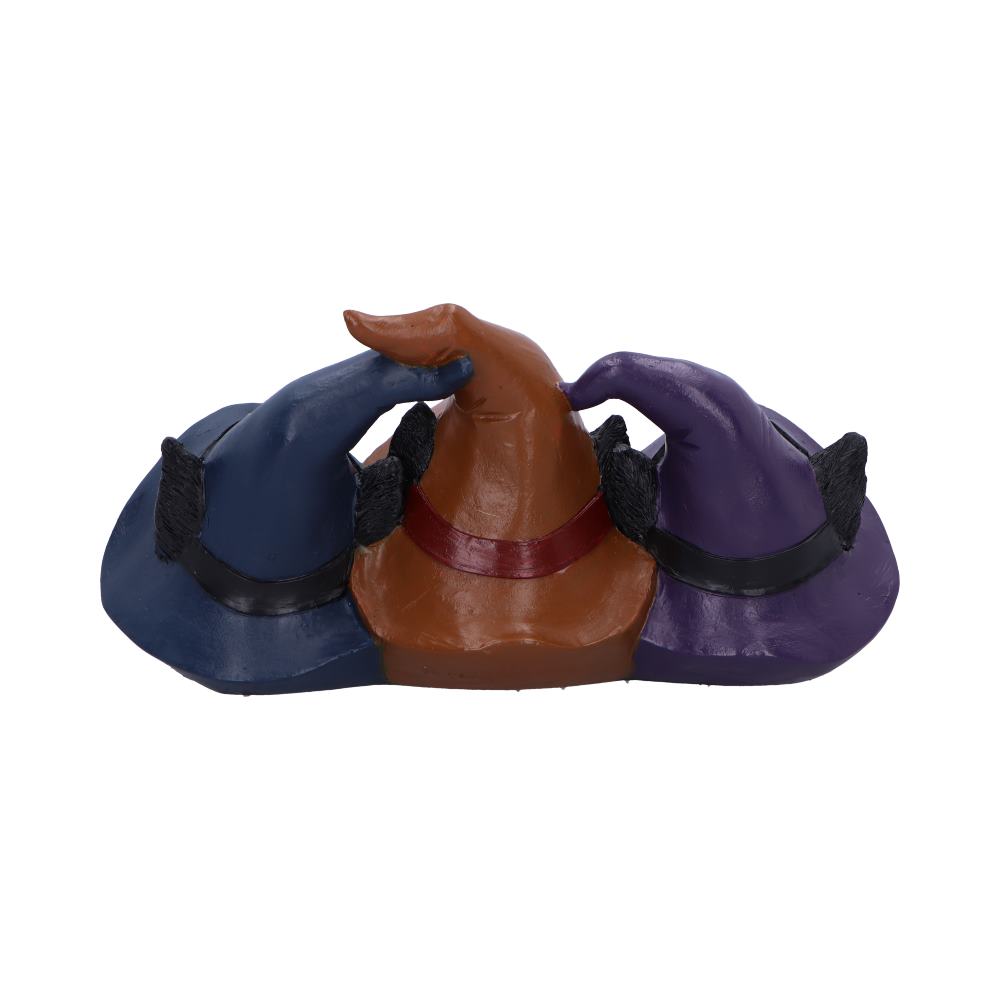 Trio of Mischief Witches Cats Figurine - Image 3