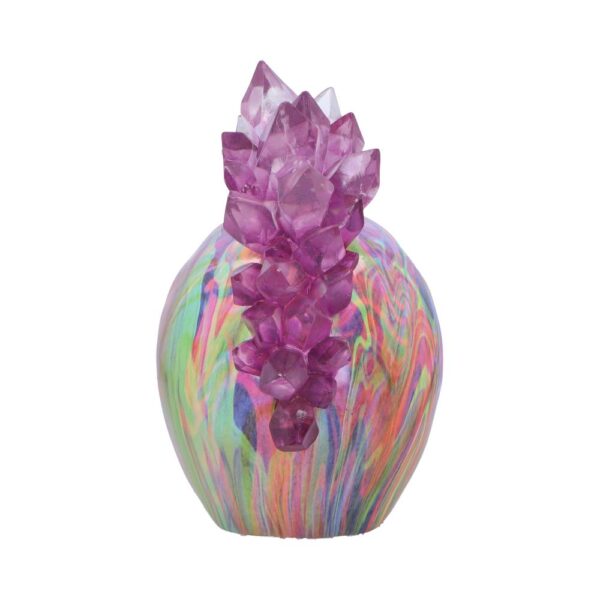 Psychedelic Crystal Skull with Light Up Mohawk - Image 3