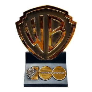 Warner Brothers 100 Gold Commemorative Shield 20cm