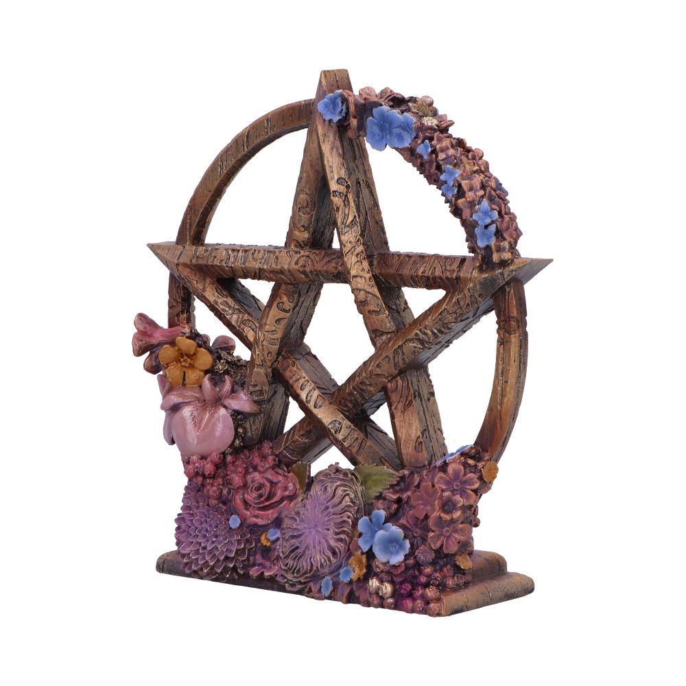 Spring Floral Decorative Pentagram Ornament - Image 2
