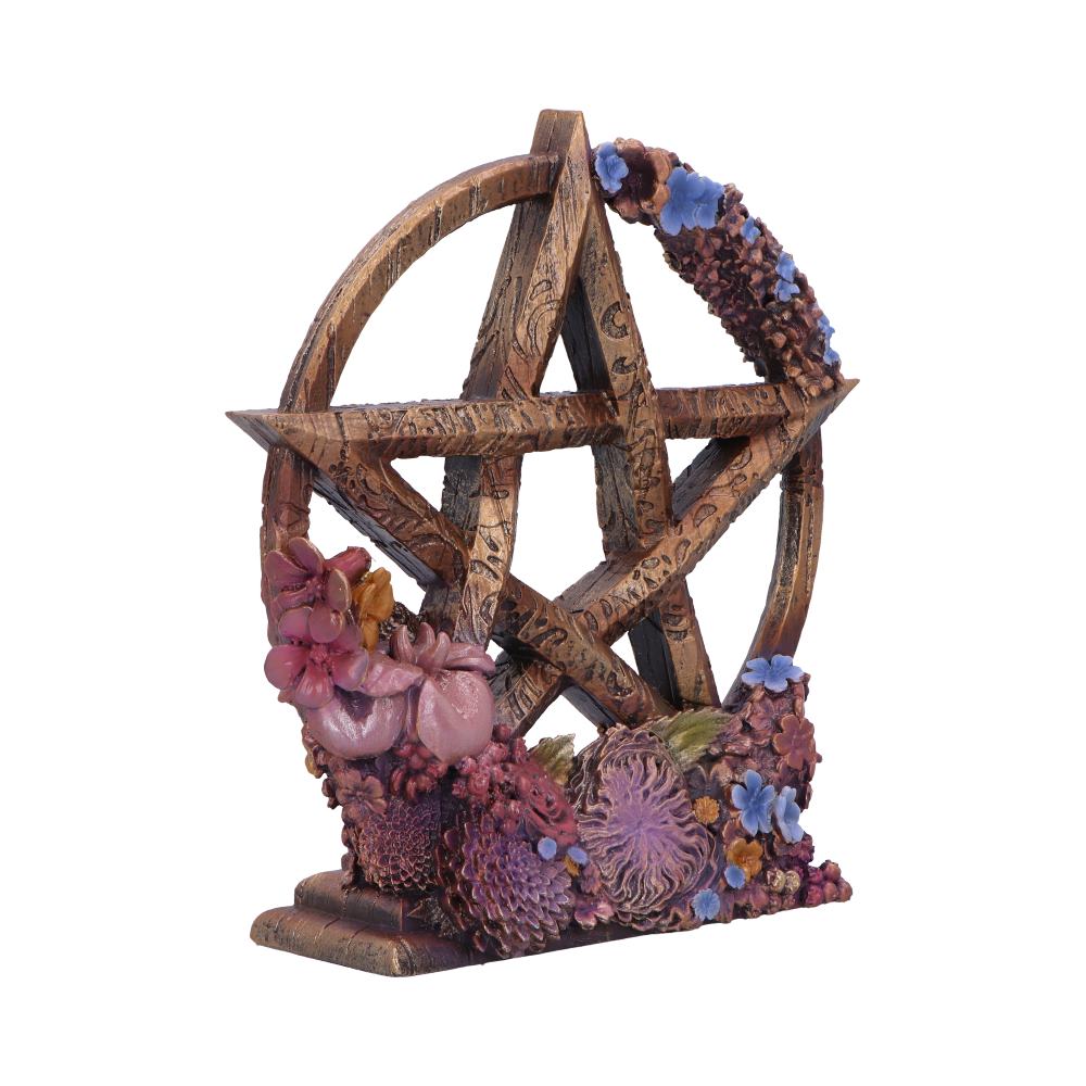 Spring Floral Decorative Pentagram Ornament - Image 4